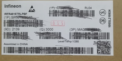 英飞凌N沟道漏源电压导通电阻