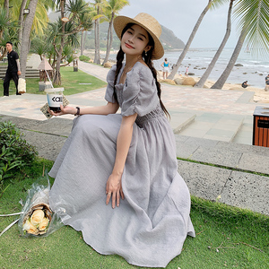 现货新款法式风格连衣裙273 2338P115控168,女装连衣裙,浙宝273