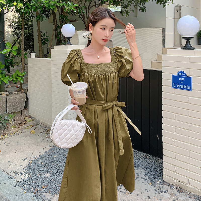 新款咖色连衣裙2356P115控169,女装连衣裙,浙宝273