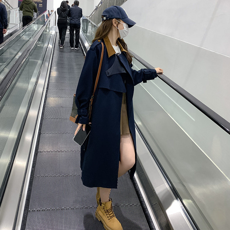 2023春装新款法式中长款风衣2732303P155控价228年后出,女装风衣,浙宝273