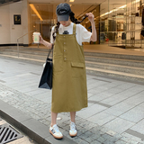 现货夏装新款工装吊带裙2732317P95控148，女装连衣裙，浙宝273
