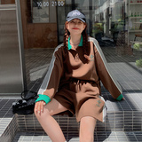 新款休闲卫衣套装273-2224P145控218，女装卫衣/绒衫，浙宝273