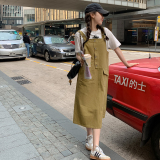 现货夏装新款工装吊带裙2732317P95控148，女装连衣裙，浙宝273
