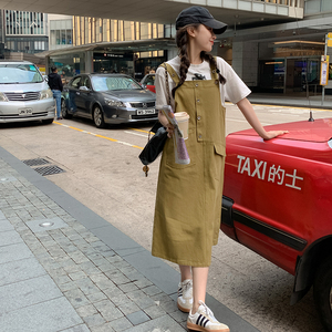 现货夏装新款工装吊带裙 273  2317 P95控148图片