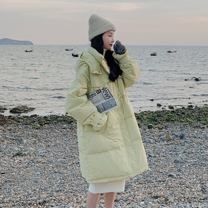 新款现货中长款达标90绒羽绒服273 338P325控价468图片