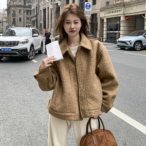 现货新款  圈圈尼 短款呢大衣273  8317上衣P165控238图片