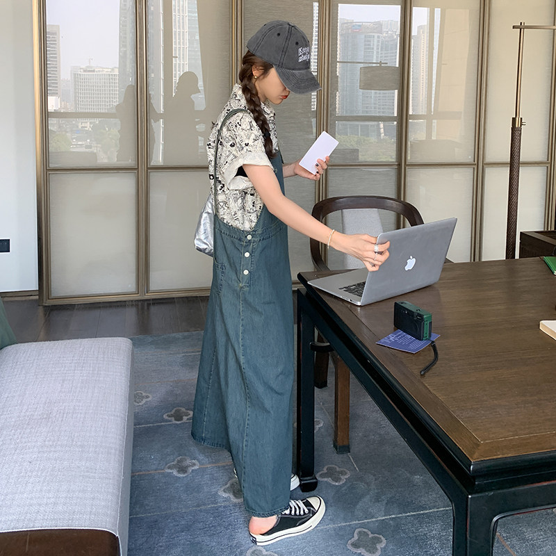 现货新款夏装薄款水洗牛仔吊带裙2732319P125控178,女装连衣裙,浙宝273