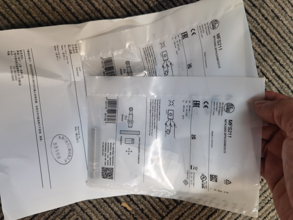 包邮 全新IFM MFS211传感器现货假一罚十