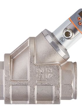 假一罚十 IFM 带止回阀及显示屏的流量计 SB7257 SB7256 订购品