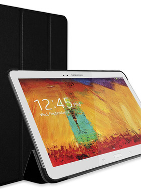 三星 Note 10.1 2014 P600皮套 P601支架 P605 超薄休眠保护套壳