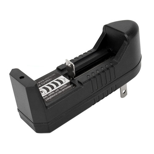 18650锂电池充电器单槽座充强光手电筒智能充满自停14500 16340