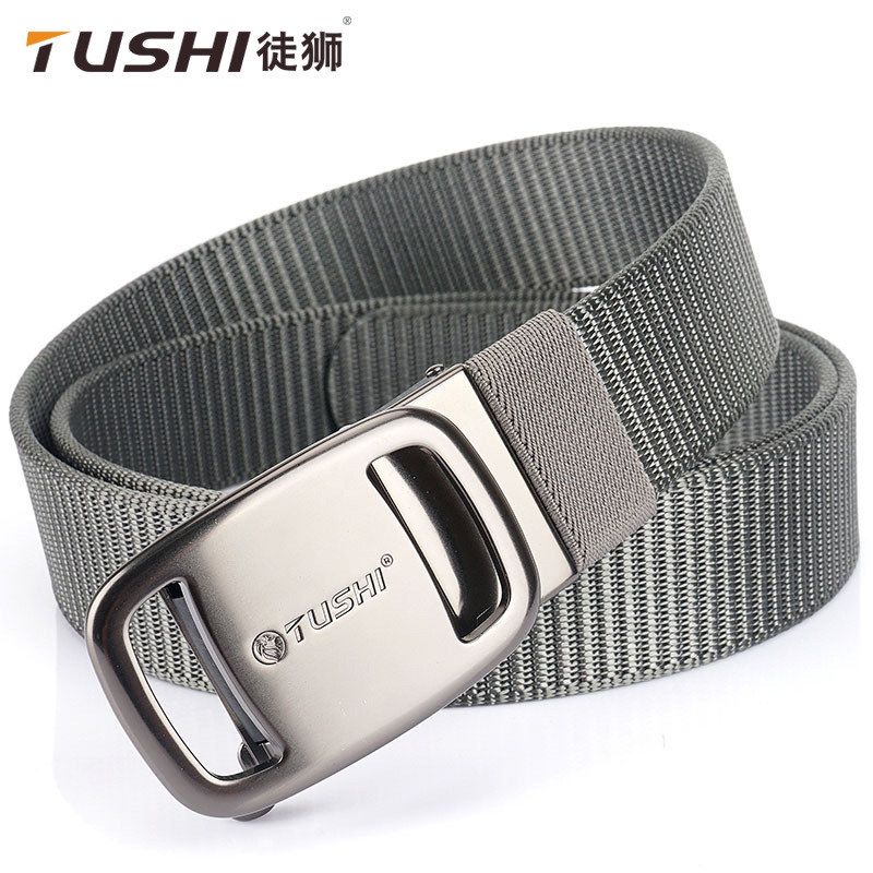新款无牙自动扣皮带厂家尼龙帆布