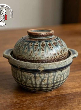 一人食砂锅套装，盖可两用作碗
