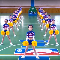兒童啦啦操演出服拉拉隊(duì)運(yùn)動(dòng)會(huì)