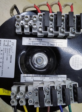 控制变压器 型号 800VA-CU GB19212.3-2006 800VA AC85V/110/125