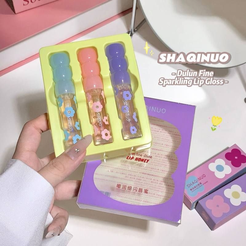 水光SHAQ唇油闪嘟润细跨境唇彩