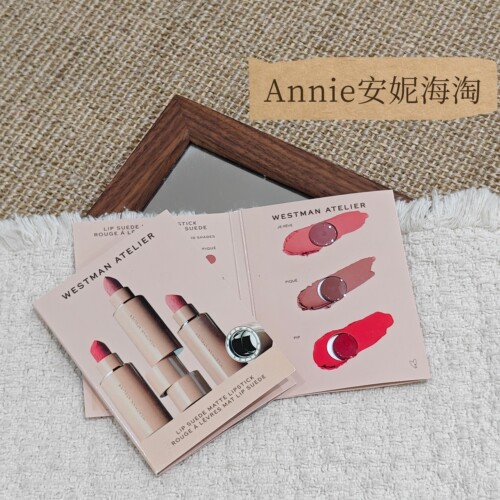 Westman Atelier皮雾面哑光口红试色卡