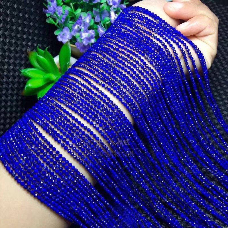 2mm 3mm 4mm天然水晶 青金石硬抛足球面切面刻面散珠 半成品长链,饰品/流行首饰/时尚饰品新,其他DIY饰品配件,淘宝优惠券,粉丝福利购,淘宝优惠卷