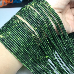 天然水晶 俄罗斯碧玉直管 小管珠散珠半成品手链项链配件配珠饰品