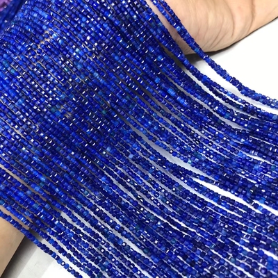 2MM天然水晶 青金蓝宝玉方糖 方块散珠半成品手链项链配件饰品
