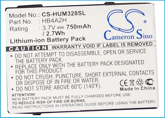 CameronSino适用华为 M328 PBH12 HWZ10手机电池HB4A2H  750mAh 3C数码配件 手机电池 原图主图