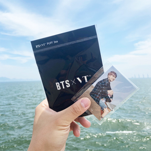 韩国VT粉扑卡防弹少年团BTS周边同款田柾国小卡香水立牌签名粉扑