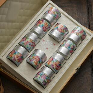 高档竹盒陶瓷小罐红茶包装盒空礼盒古树班章金骏眉茶叶礼盒装空盒