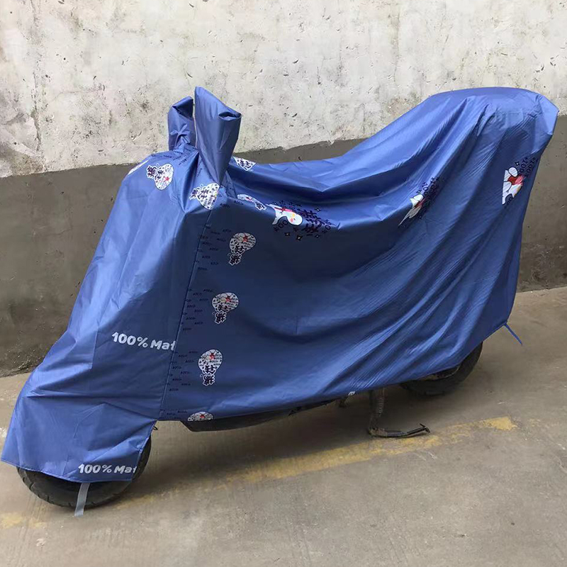 电动车摩托车车罩车衣薄款轻便防雨防晒车罩库存处理卡通图案车罩