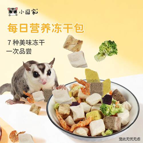 蜜袋鼯粮食零食仓鼠花枝