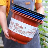 厂家直销加厚塑料花盆耐用仿陶瓷特大号阳台绿植多肉花卉特价 包邮