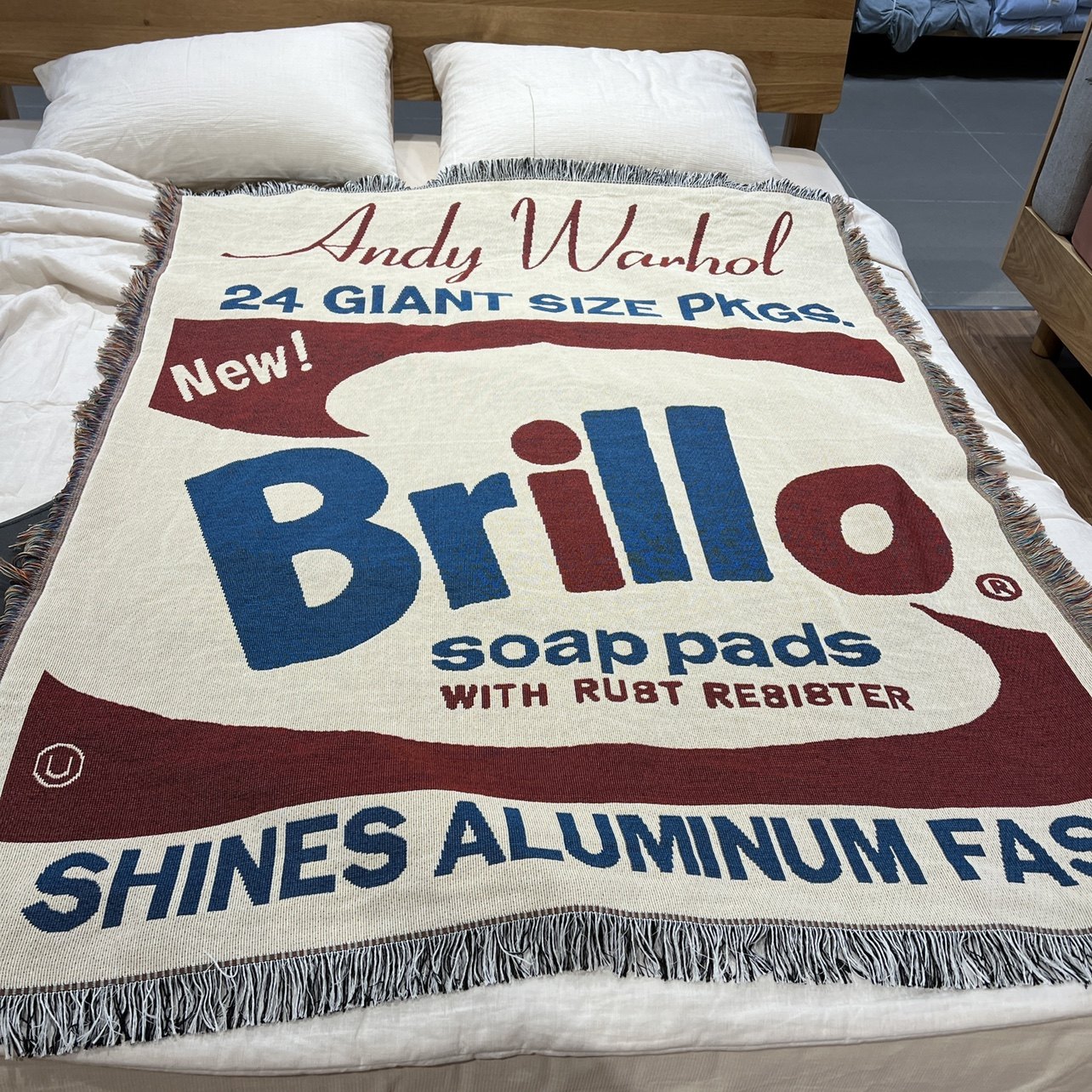 andy warhol brillo 肥皂盒 安迪 霍沃尔 装饰沙发毯
