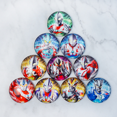 卡通奥特曼冰箱贴赛男童生日礼物罗迪迦贝利亚赛动漫装饰贴磁力贴