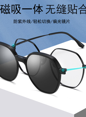 复古超轻男女近视大框墨镜