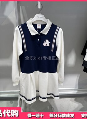 安踏儿童裙子专柜正品25年春女大童篮球系列针织连衣裙 362511303