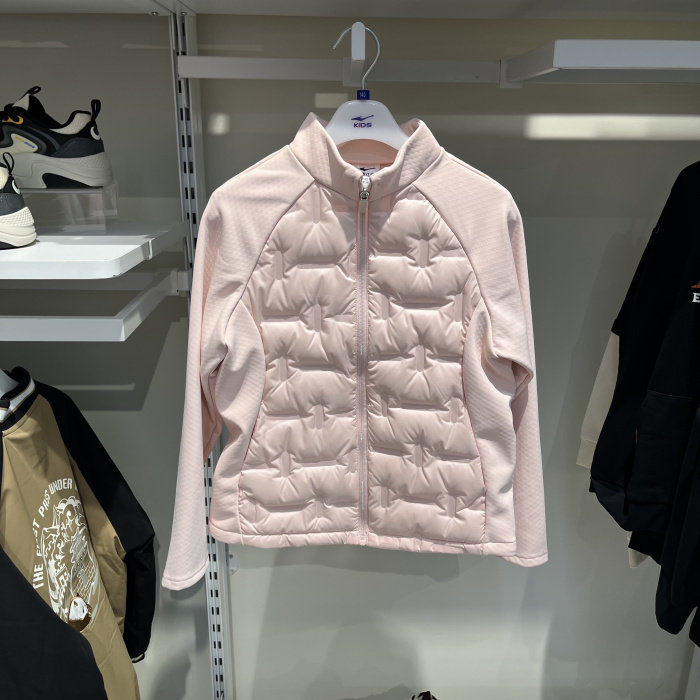 鸿星尔克26冬女中大童羽绒夹克专柜正品校服神器保暖 78226402016
