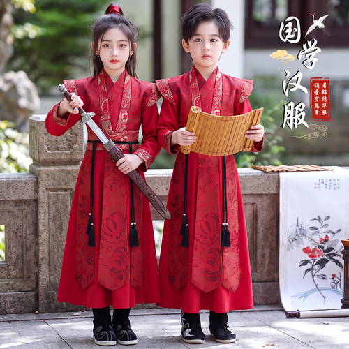 儿童花木兰飞鱼服侠客汉服锦衣卫
