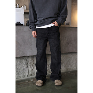 型完美细节 改良2021版 Secretbase重水洗黑牛 进口面料直筒牛仔裤
