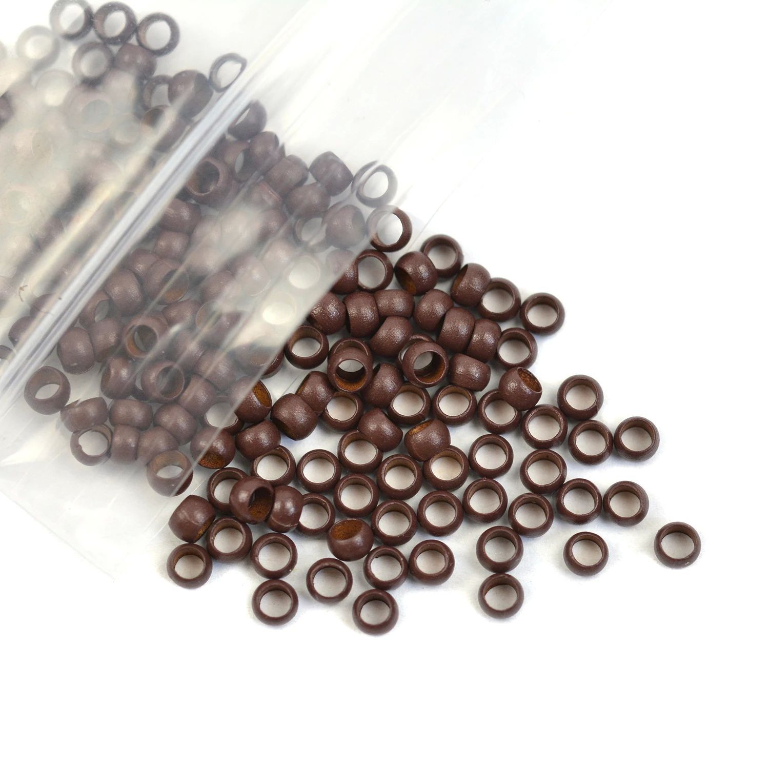 500pcs 3.0mm Hair Rings Beads for Hair Extensions Micro Hair