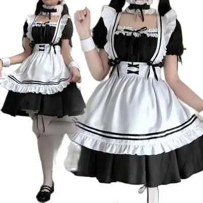 Girl Anime Black Cute Lolita Maid Costumes Girls Women Lovel