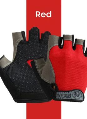 Half Finger Gloves Gym Fitness Anti-Slip Women Men Gel Pad G