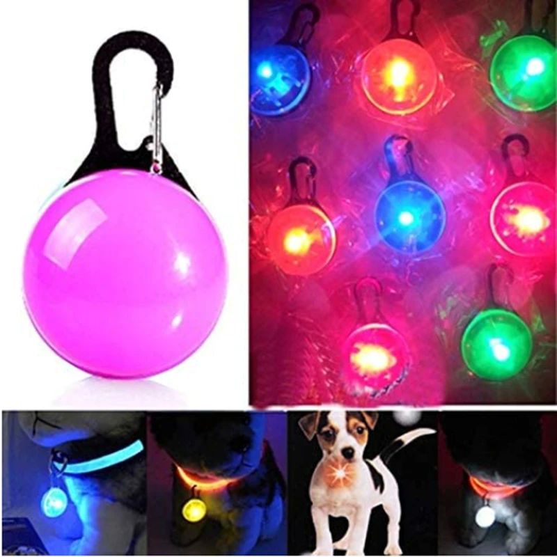 Led Dog Collar Pendant Dog Cat Collar Pet Leads Glow Accesso