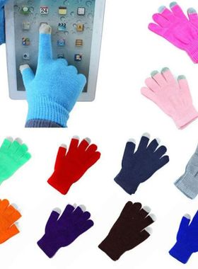 Winter Touch Screen Gloves Texting Cap Smart Phone Women Men
