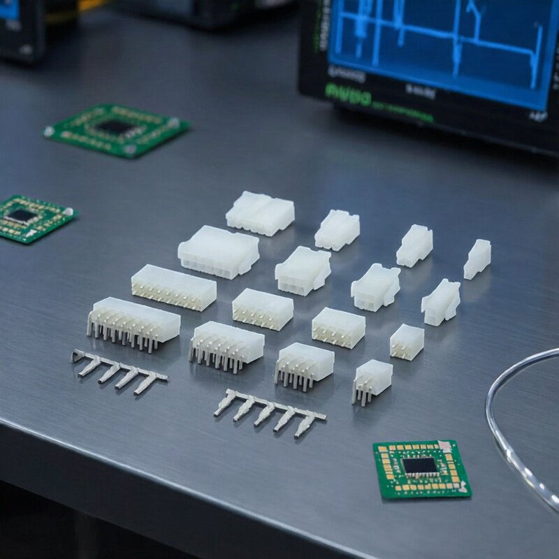 MX4.2mm 间距5557/5559公母胶壳+公母端子+板端针座2P4P6P-24P