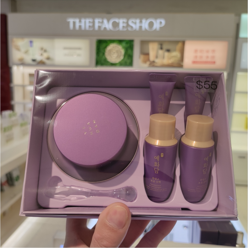 韩国The face shop菲诗小铺蕊花谭面霜补水保湿50ml