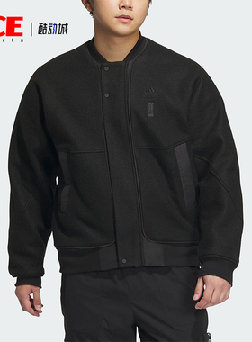 Adidas/阿迪达斯正品冬季新款男子宽松加绒针织外套IP4910