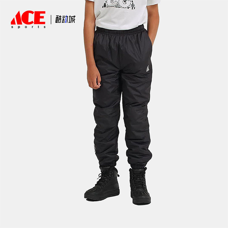 耐克大童户外加绒防风运动长裤