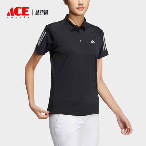Adidas/阿迪达斯正品新款女子高尔夫运动短袖POLO衫HT0040