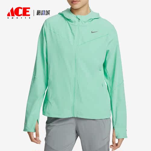Nike/耐克正品新款女子休闲运动梭织透气跑步夹克FB7481-349