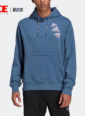 Adidas/阿迪达斯正品M Q4 BL HD 情侣款加绒运动卫衣HL9382