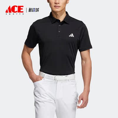 Adidas/阿迪达斯正品春季男子休闲时尚高尔夫运动POLO衫HS9051